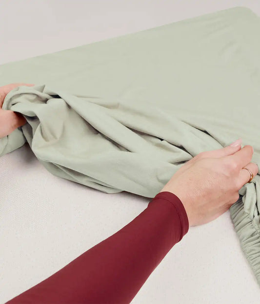 HushDry™ 2-in-1 Waterproof Fitted Queen Sheet Viscose from Bamboo Sage