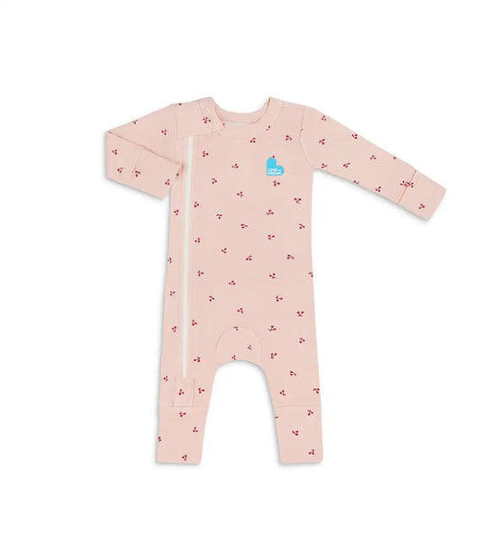 Romper Snug Fit Viscose from Bamboo Blush Cherries