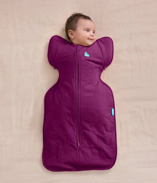 Swaddle Up™ 2-in-1 Transition Bag 2.5 TOG Quilted Cotton Plum Starturn Quilted