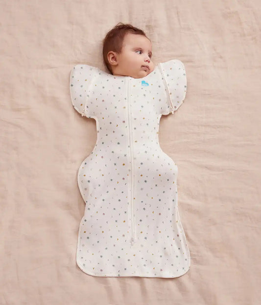 Swaddle Up™ 2-in-1 Transition Bag 0.2 TOG Organic Cotton White Starlight