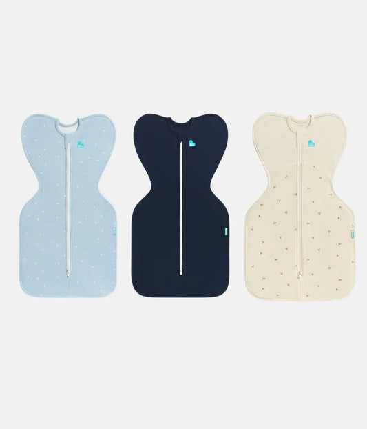 Swaddle Up Starter Bundle | 1.0 | 1.5 TOG | Blue | Navy | Oatmeal Twigs