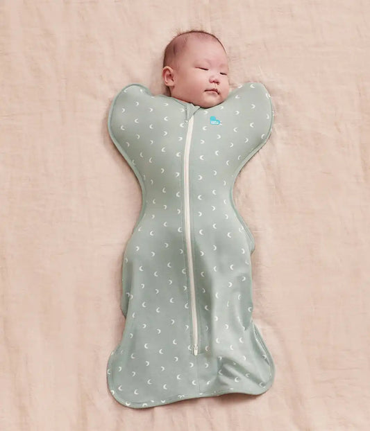 Swaddle Up™ 1.0 TOG Cotton Olive Moon