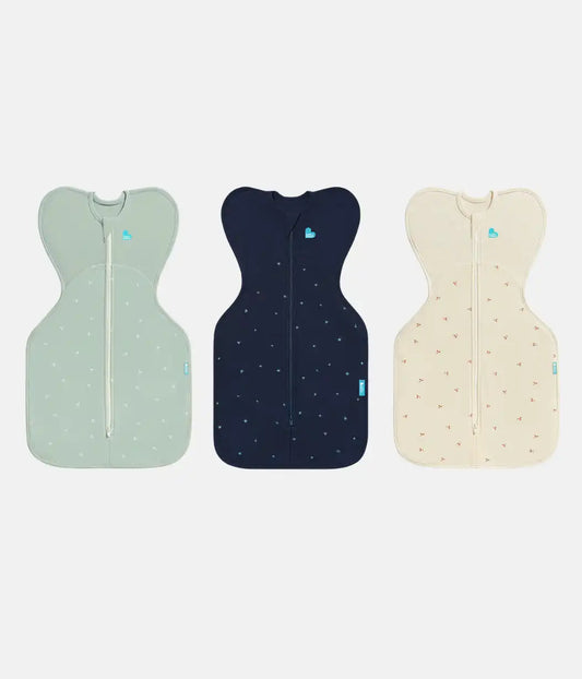 Swaddle Up Starter Bundle | 1.5 TOG | Olive Twigs | Navy | Oatmeal Twigs