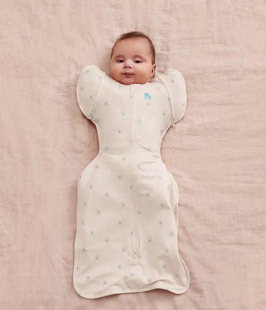 Swaddle Up™ 2-in-1 Transition Bag 0.2 TOG Viscose from Bamboo Mist Blue Sunny